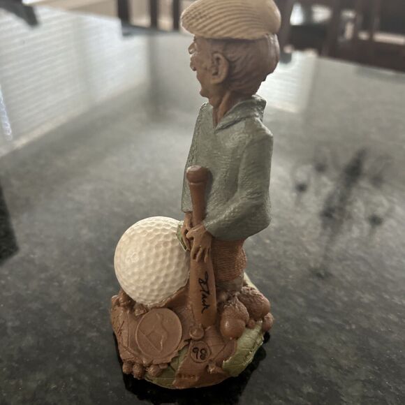 Tom Clark 1991 DORMIE #5164 Cairn Studio Signed Golf Figurine with COA #20578 - Picture 4 of 7
